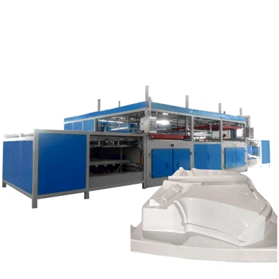 Máquina formadora al vacío automática de doble-estación para láminas grandes y gruesas